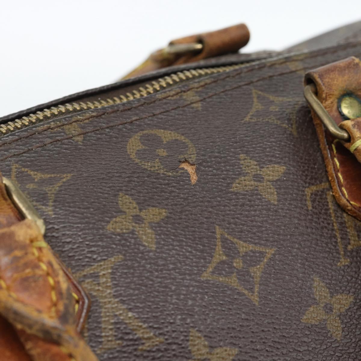 LOUIS VUITTON Monogram Speedy 30 Hand Bag M41526 LV Auth 187789