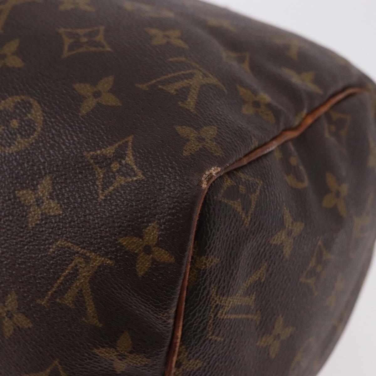 LOUIS VUITTON Monogram Speedy 30 Hand Bag M41526 LV Auth 187790