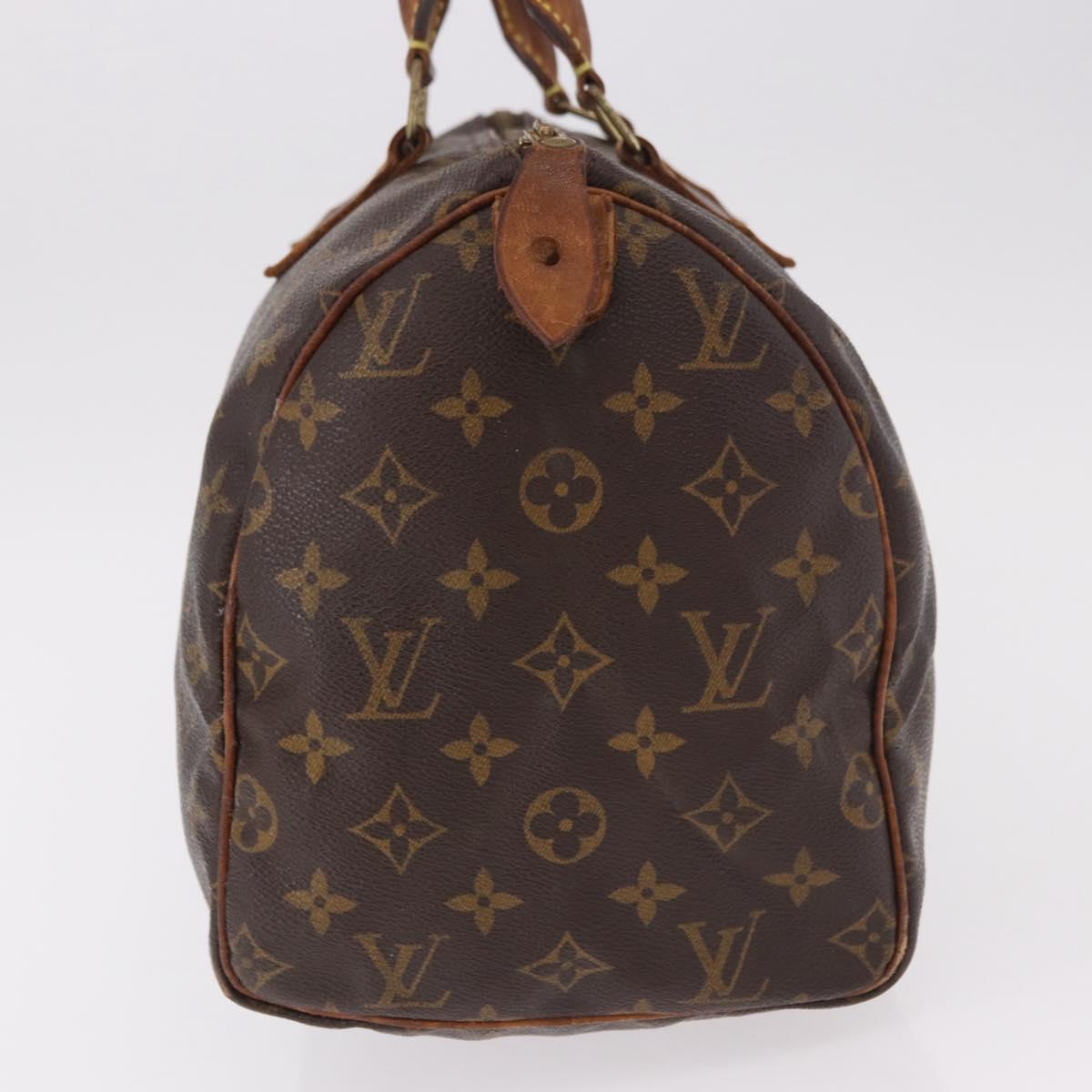 LOUIS VUITTON Monogram Speedy 30 Hand Bag M41526 LV Auth 187790