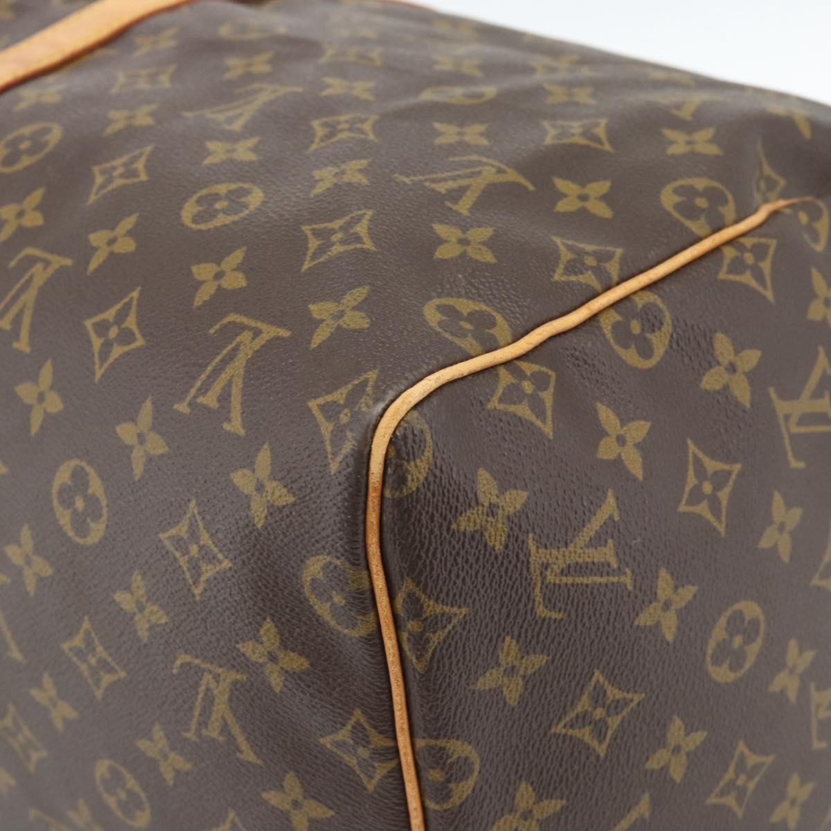 LOUIS VUITTON Monogram Keepall 55 Boston Bag M41424 LV Auth 187801A