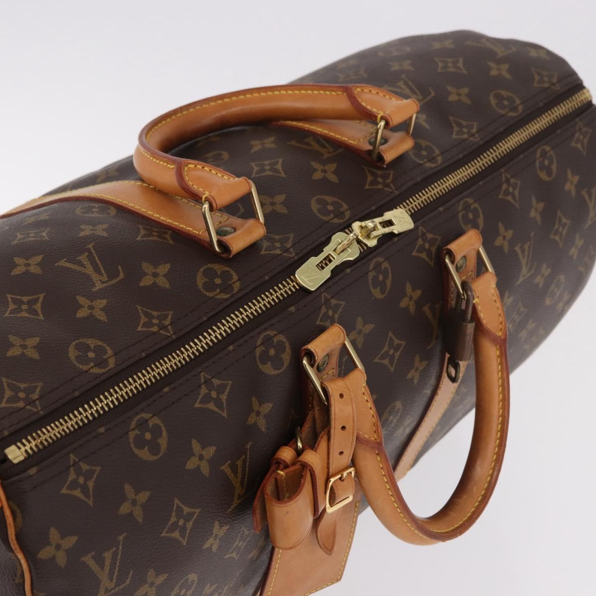 LOUIS VUITTON Monogram Keepall 45 Boston Bag M41428 LV Auth 187805A
