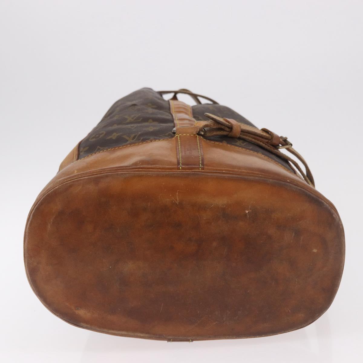 LOUIS VUITTON Monogram Randonnee GM Shoulder Bag M42244 LV Auth 187806