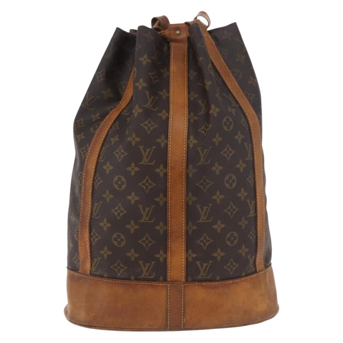 LOUIS VUITTON Monogram Randonnee GM Shoulder Bag M42244 LV Auth 187806
