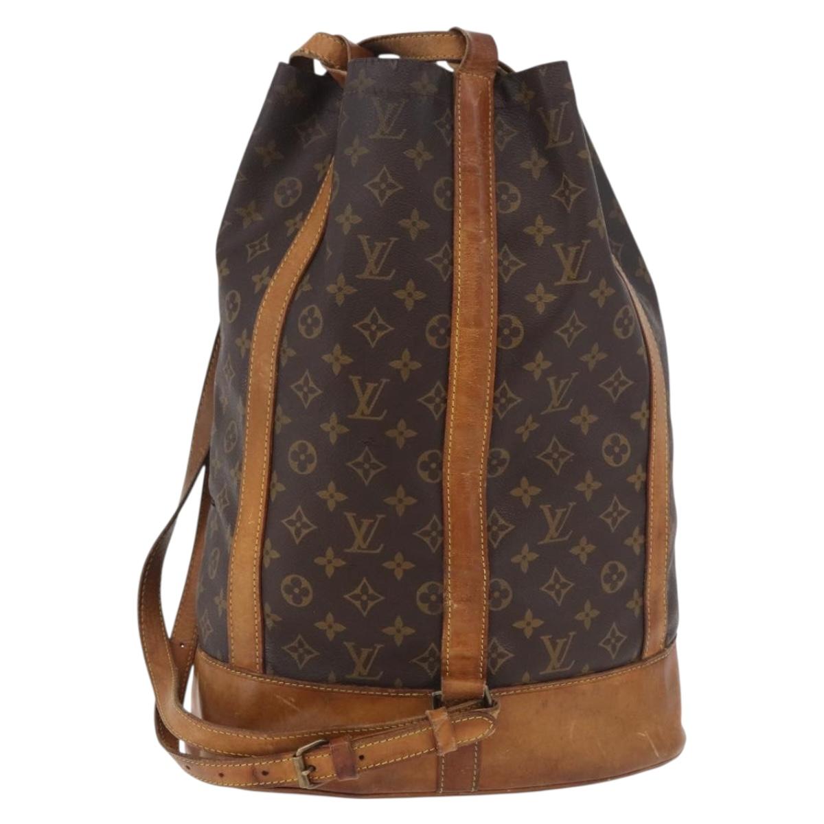 LOUIS VUITTON Monogram Randonnee GM Shoulder Bag M42244 LV Auth 187806