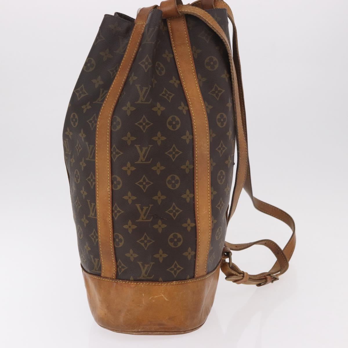LOUIS VUITTON Monogram Randonnee GM Shoulder Bag M42244 LV Auth 187806
