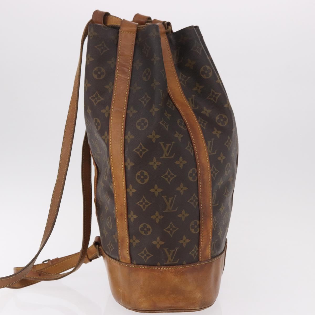 LOUIS VUITTON Monogram Randonnee GM Shoulder Bag M42244 LV Auth 187806