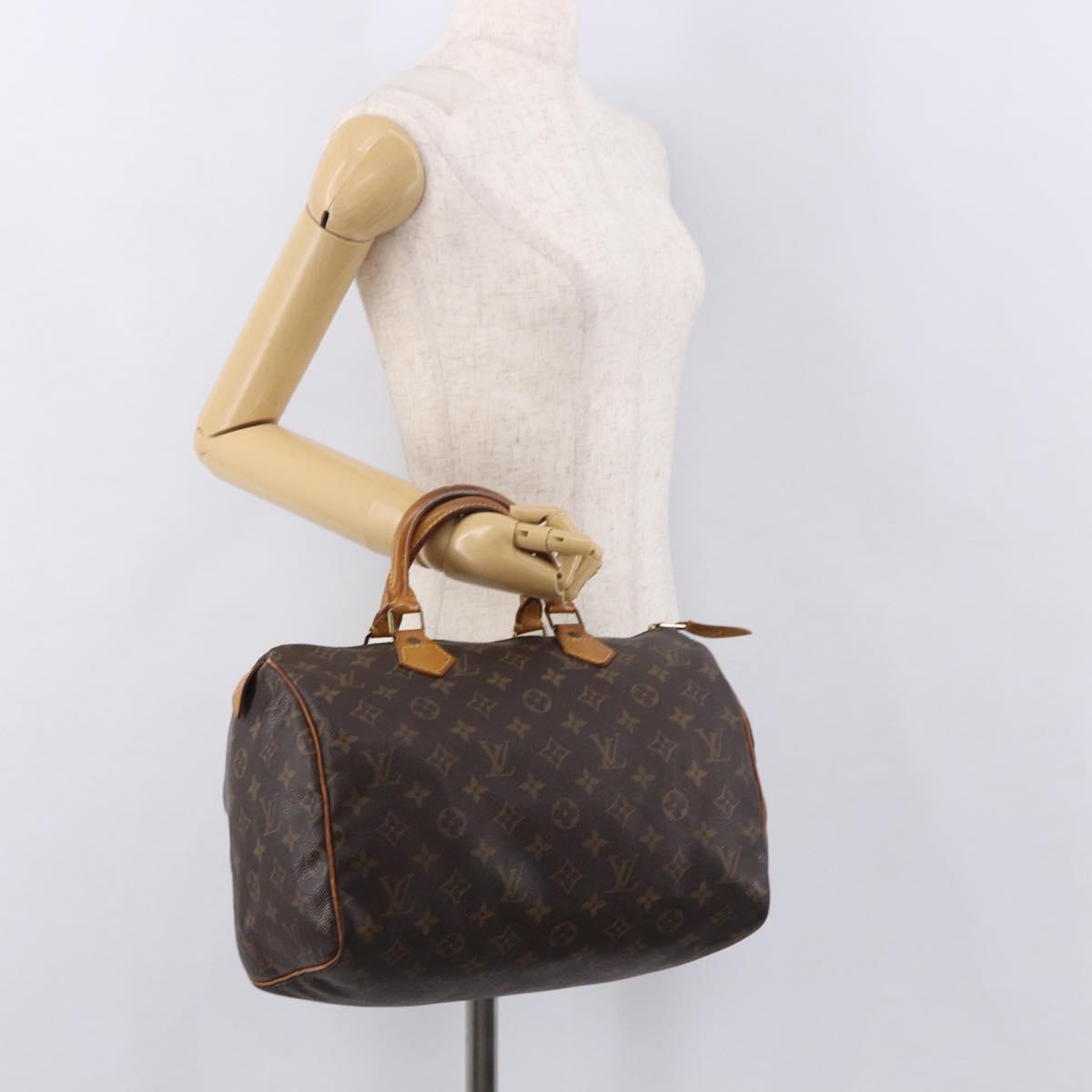 LOUIS VUITTON Monogram Speedy 30 Hand Bag M41526 LV Auth 187807