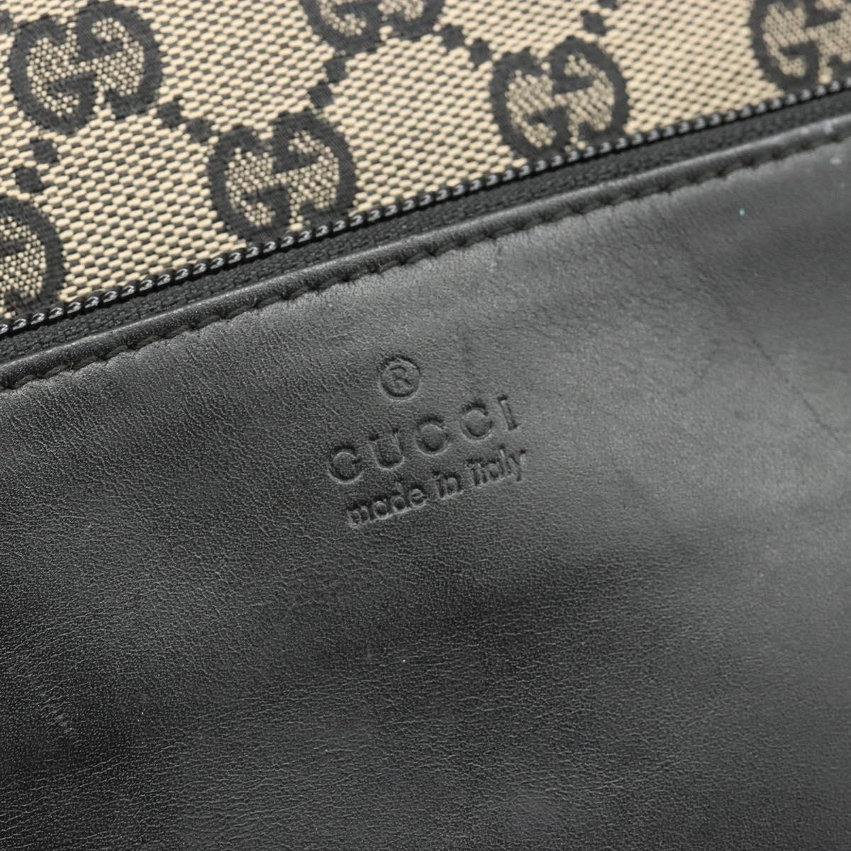 GUCCI GG Canvas Tote Bag Beige 019 0401 Auth 187824