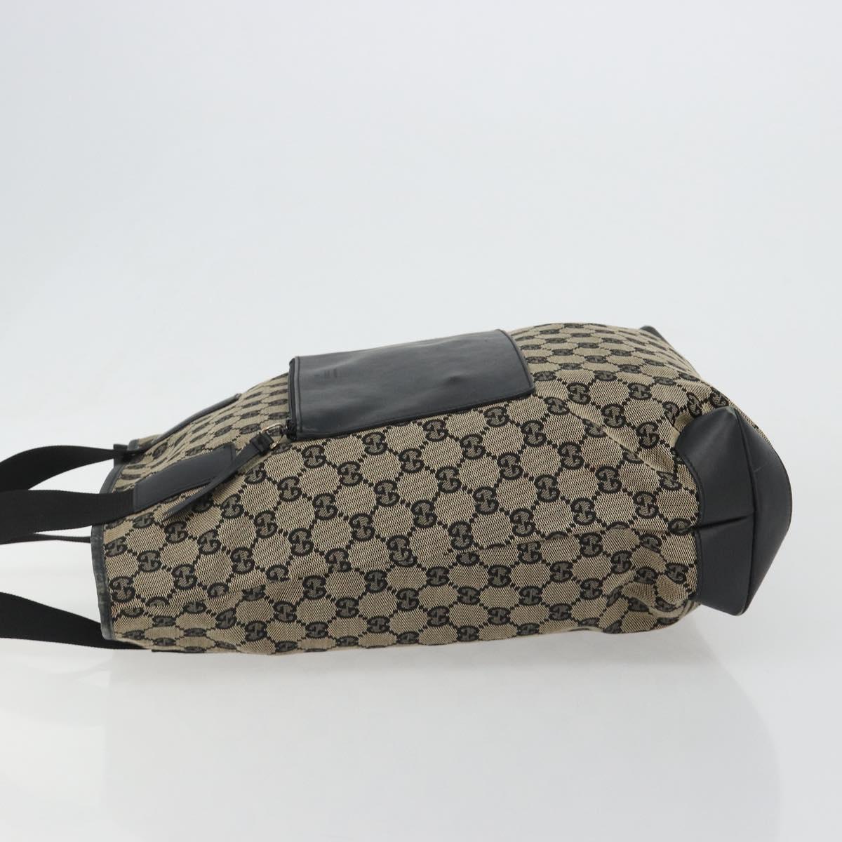 GUCCI GG Canvas Tote Bag Beige 019 0401 Auth 187824