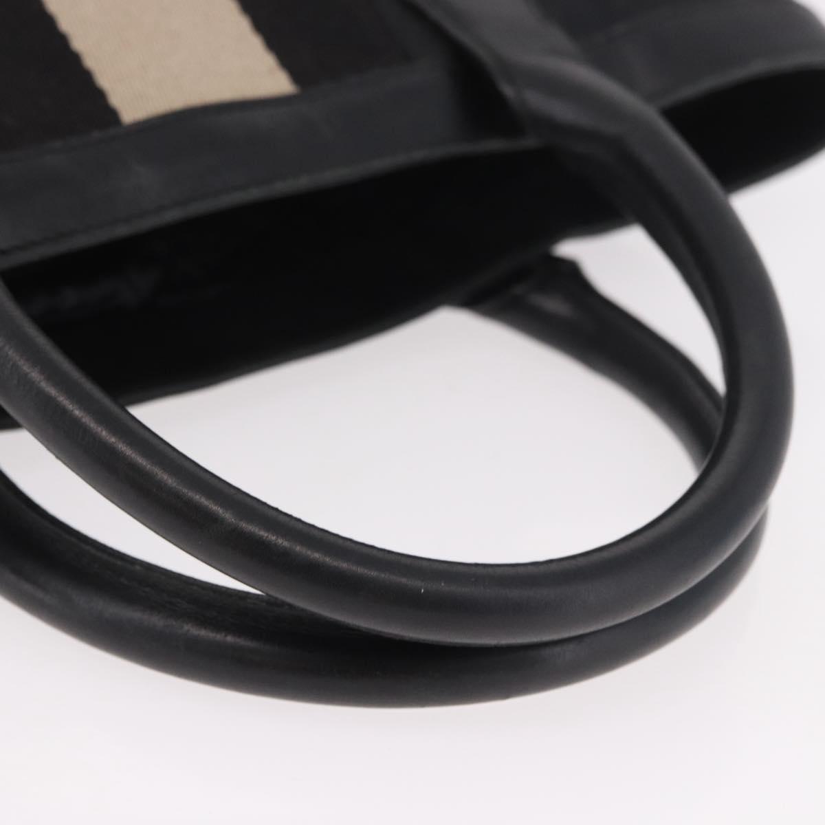 GUCCI GG Canvas Sherry Line Tote Bag Black 002 1098 Auth 187831