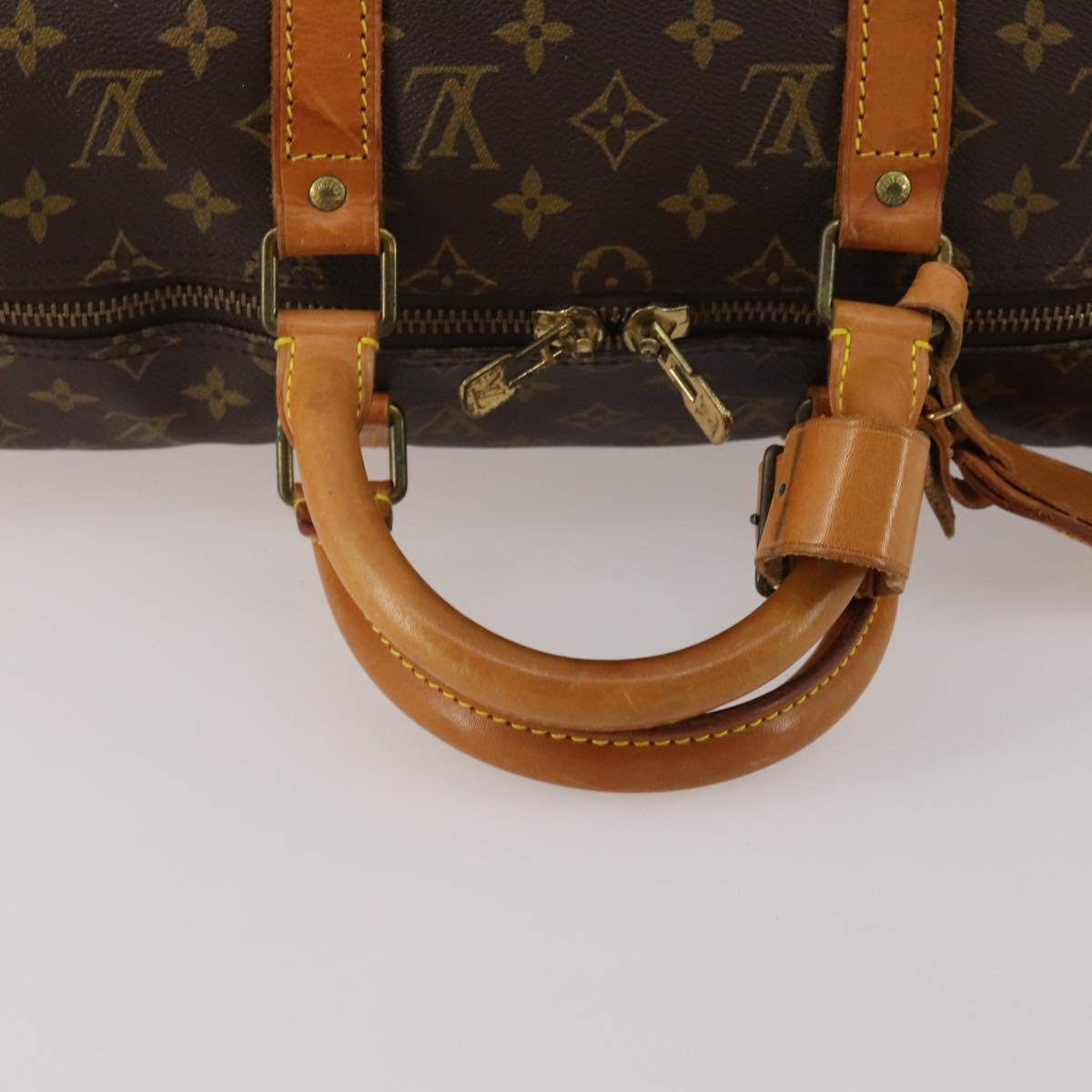 LOUIS VUITTON Monogram Keepall 50 Boston Bag M41426 LV Auth 187836A