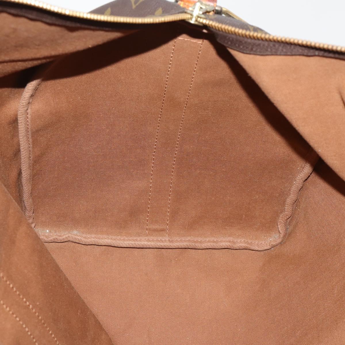 LOUIS VUITTON Monogram Keepall Bandouliere 55 Boston Bag M41414 LV Auth 187837