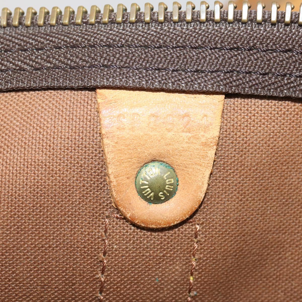 LOUIS VUITTON Monogram Keepall Bandouliere 55 Boston Bag M41414 LV Auth 187837