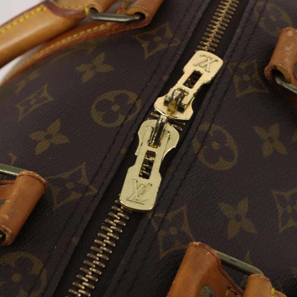 LOUIS VUITTON Monogram Keepall Bandouliere 45 Boston Bag M41418 LV Auth 187838