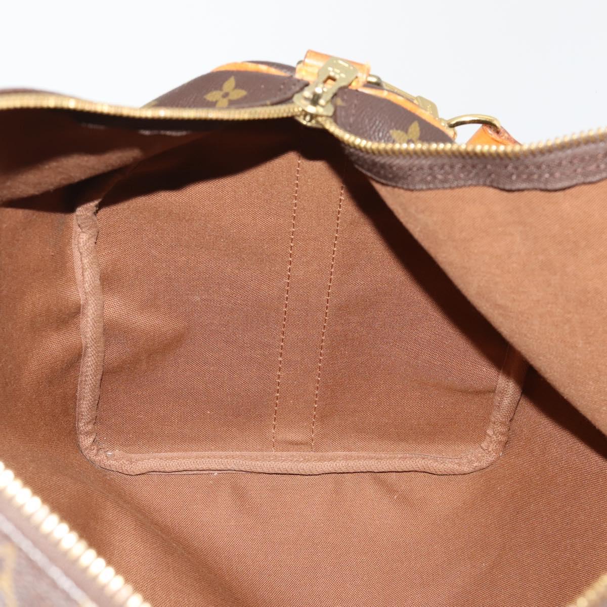 LOUIS VUITTON Monogram Keepall Bandouliere 45 Boston Bag M41418 LV Auth 187838