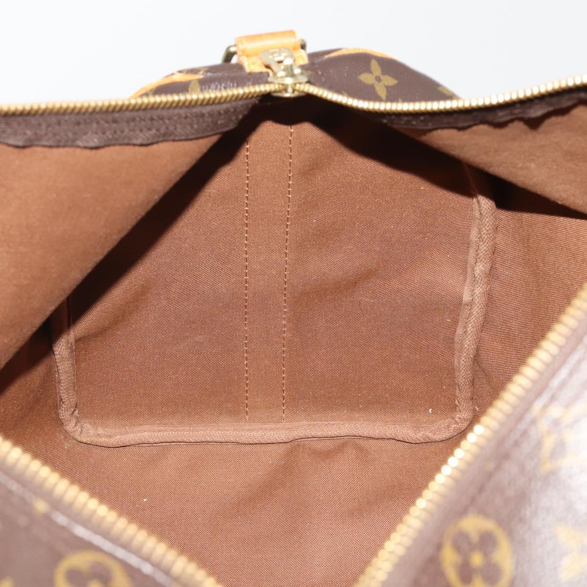 LOUIS VUITTON Monogram Keepall Bandouliere 45 Boston Bag M41418 LV Auth 187838