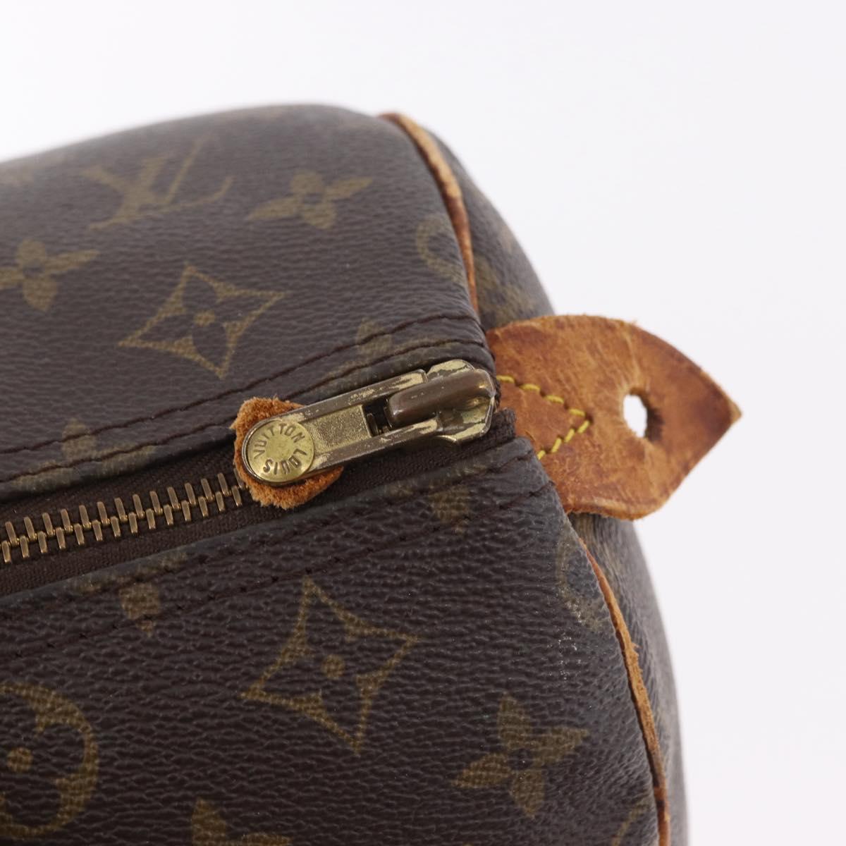LOUIS VUITTON Monogram Speedy 30 Hand Bag M41526 LV Auth 187840