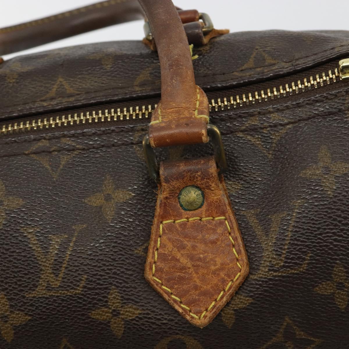 LOUIS VUITTON Monogram Speedy 25 Hand Bag M41528 LV Auth 187841