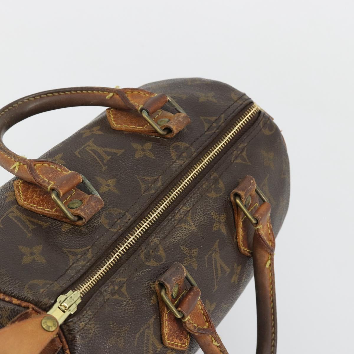 LOUIS VUITTON Monogram Speedy 25 Hand Bag M41528 LV Auth 187841