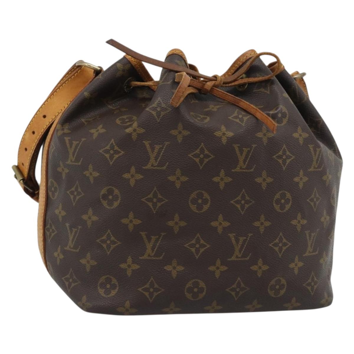 LOUIS VUITTON Monogram Petit Noe Petit Noe Shoulder Bag M42226 LV Auth 187843