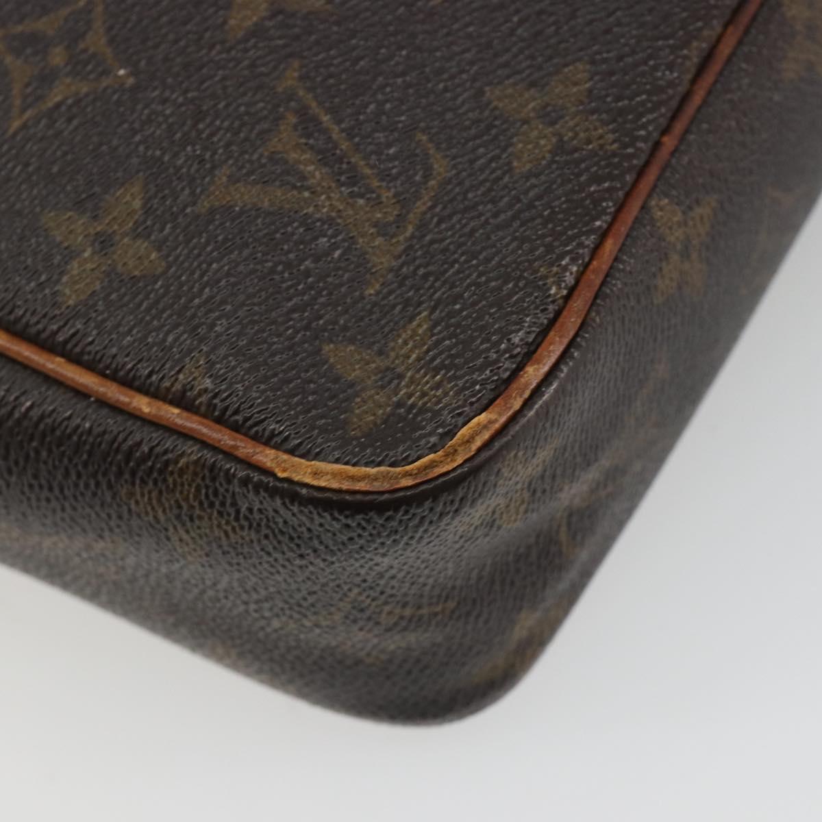 LOUIS VUITTON Monogram Compiegne 23 Clutch Bag M51847 LV Auth 187847