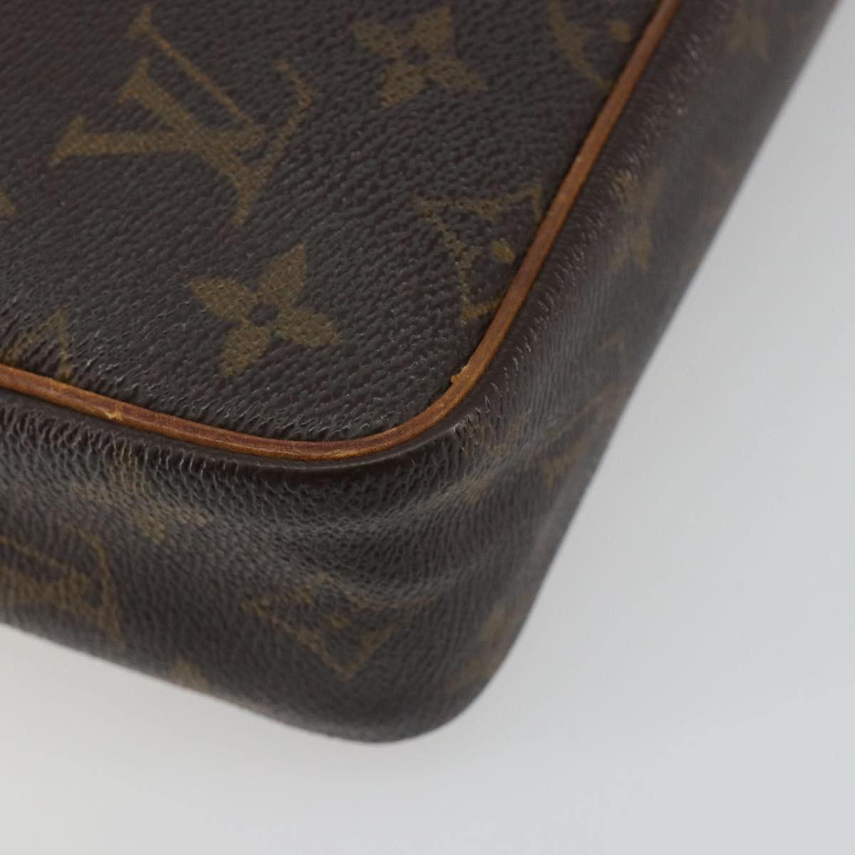 LOUIS VUITTON Monogram Compiegne 23 Clutch Bag M51847 LV Auth 187847