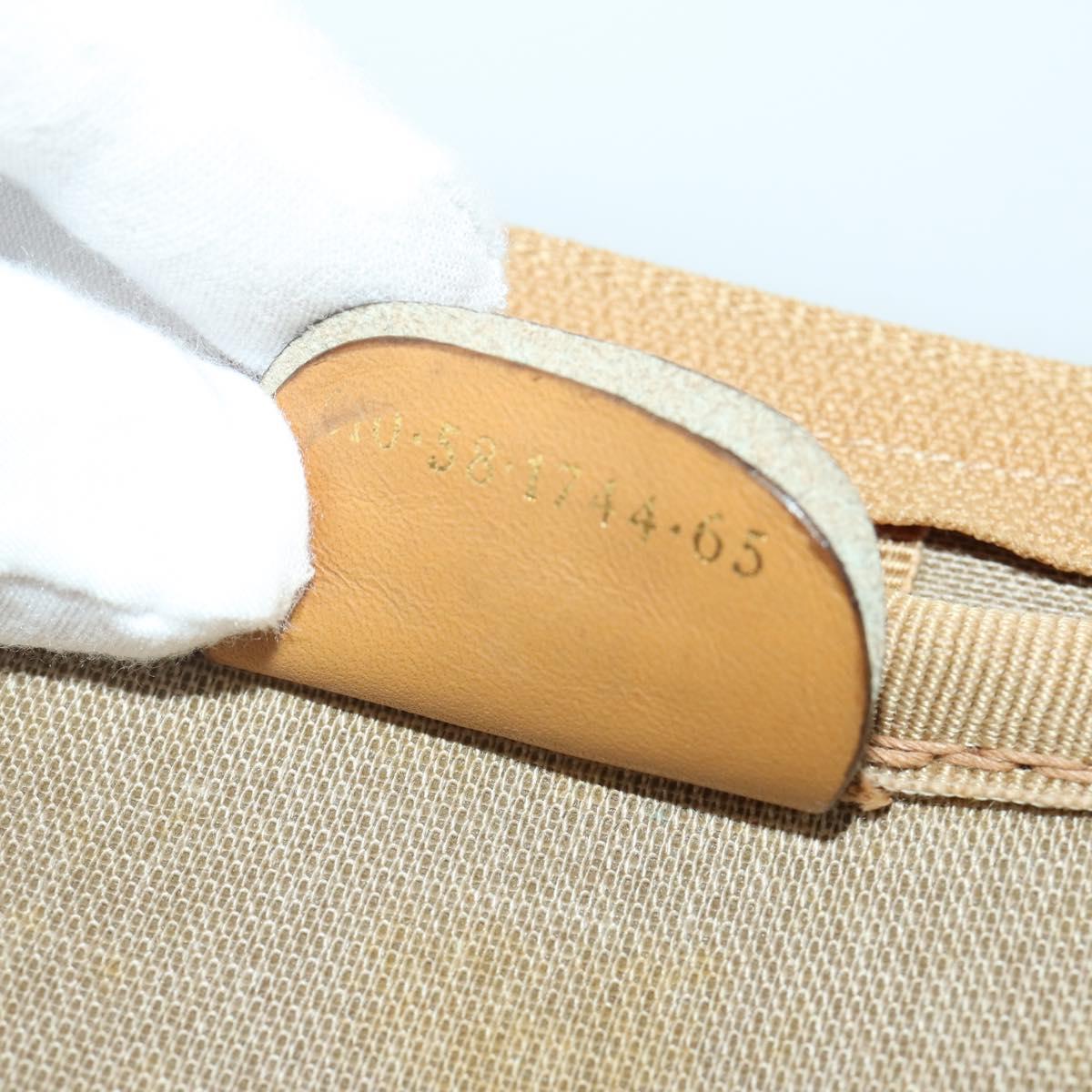 GUCCI Micro GG Supreme Web Sherry Line Bag PVC Beige 010 58 1744 65 Auth 187858A