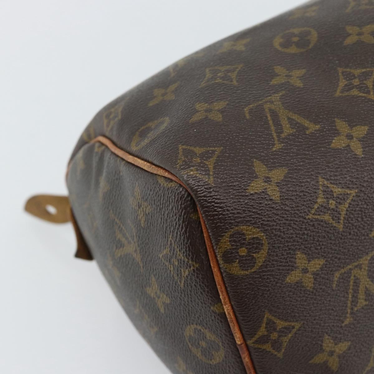LOUIS VUITTON Monogram Speedy 25 Hand Bag M41528 LV Auth 187869