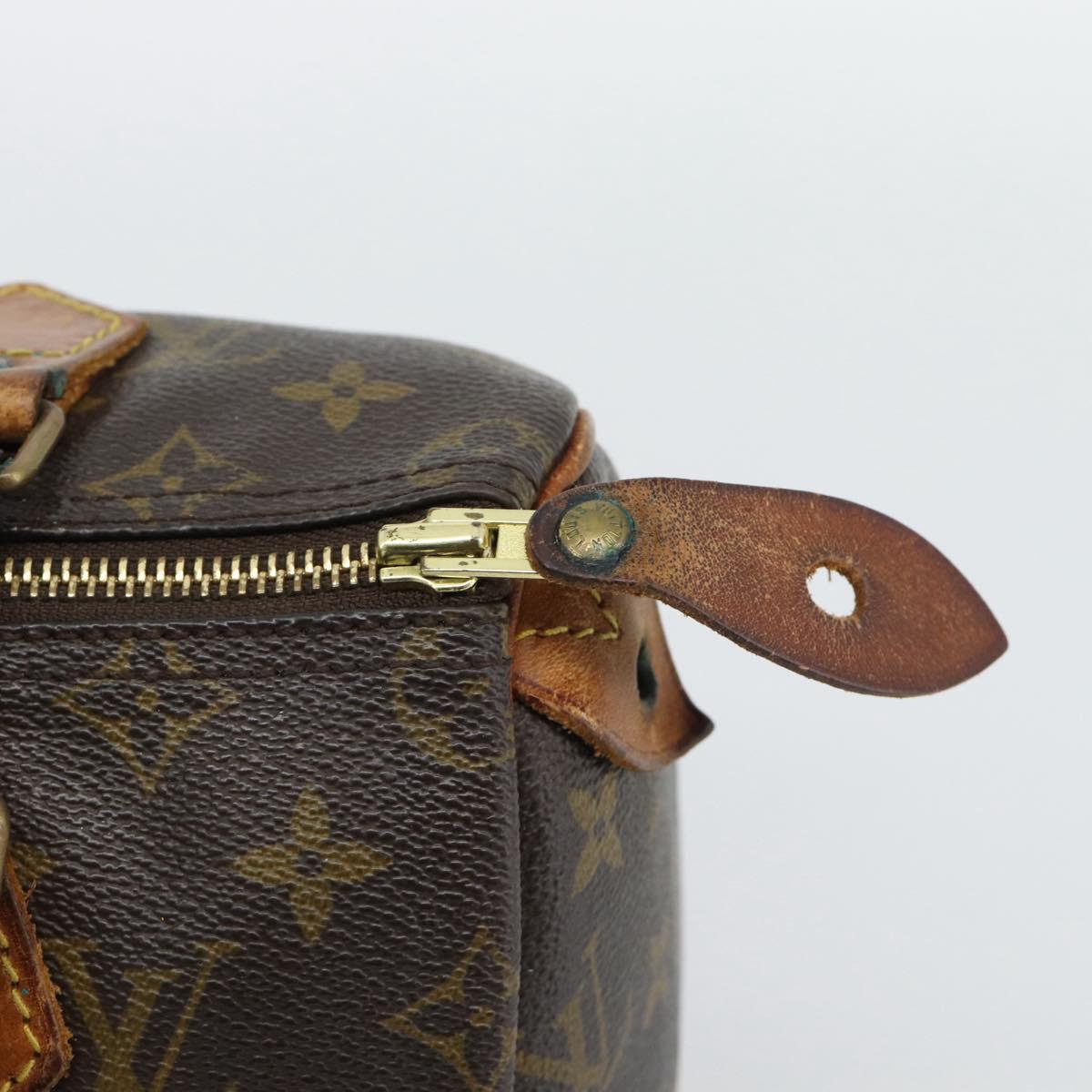 LOUIS VUITTON Monogram Speedy 25 Hand Bag M41528 LV Auth 187869