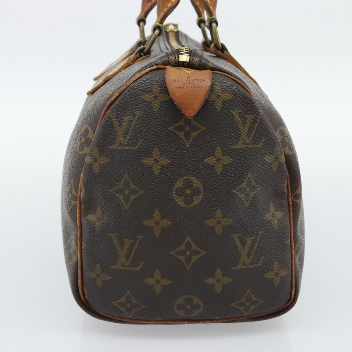 LOUIS VUITTON Monogram Speedy 25 Hand Bag M41528 LV Auth 187869