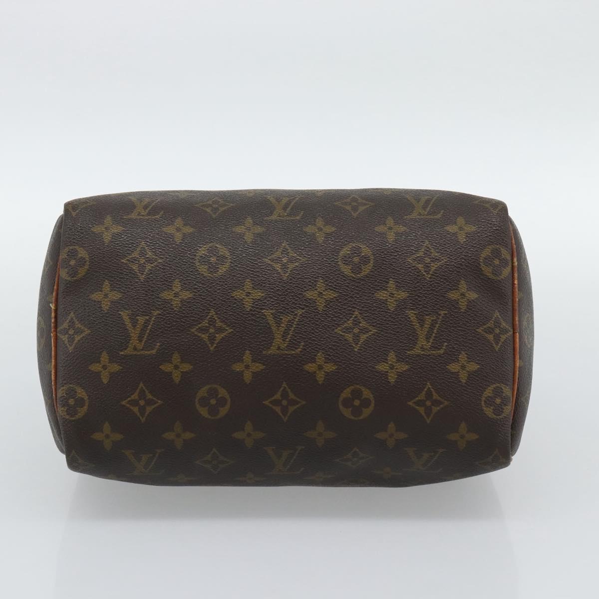 LOUIS VUITTON Monogram Speedy 25 Hand Bag M41528 LV Auth 187869