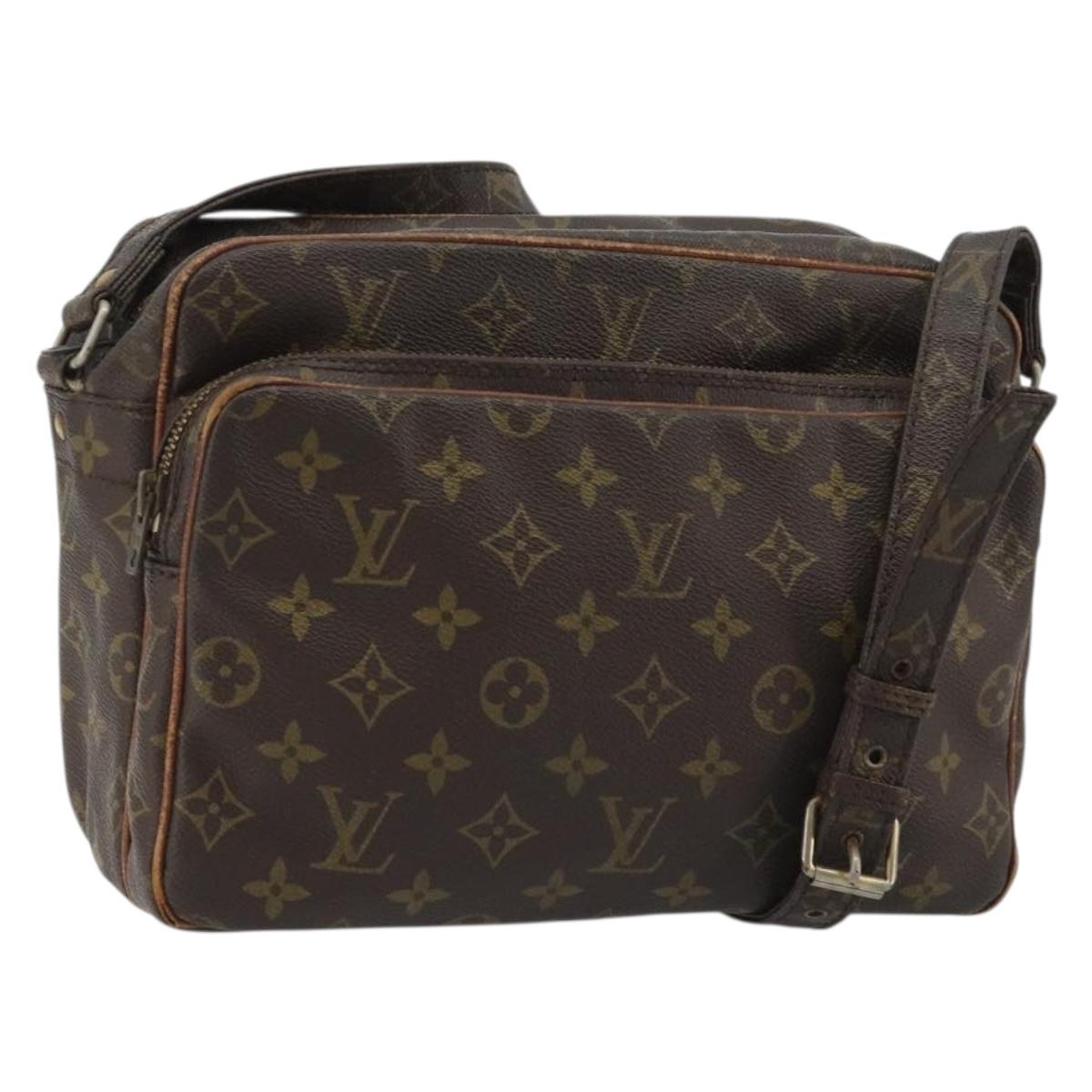 LOUIS VUITTON Monogram Nile Shoulder Bag M45244 LV Auth 187880