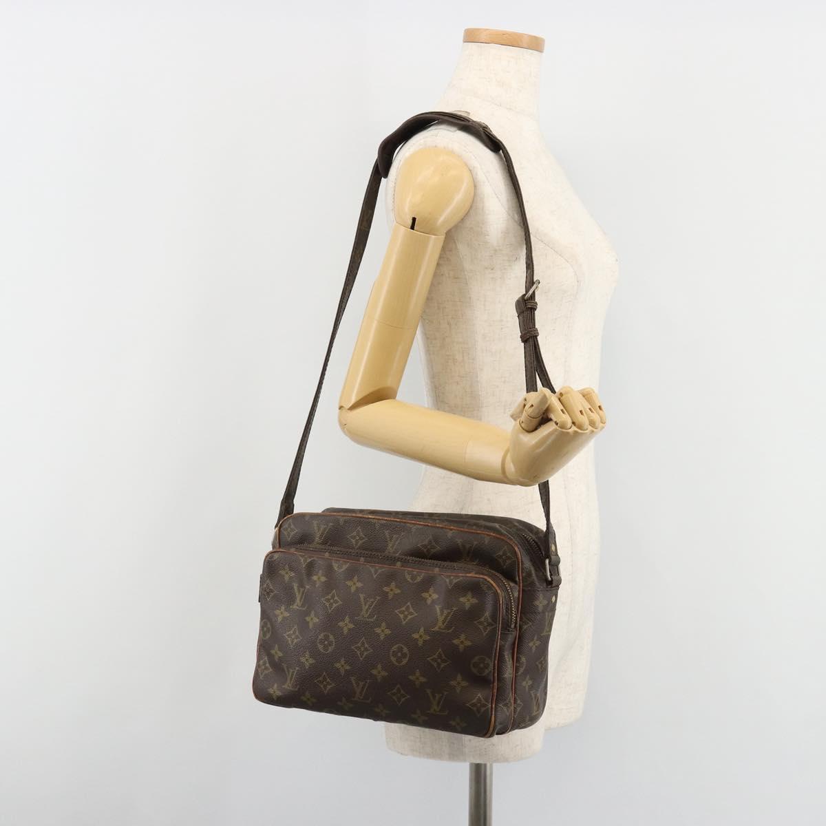 LOUIS VUITTON Monogram Nile Shoulder Bag M45244 LV Auth 187880