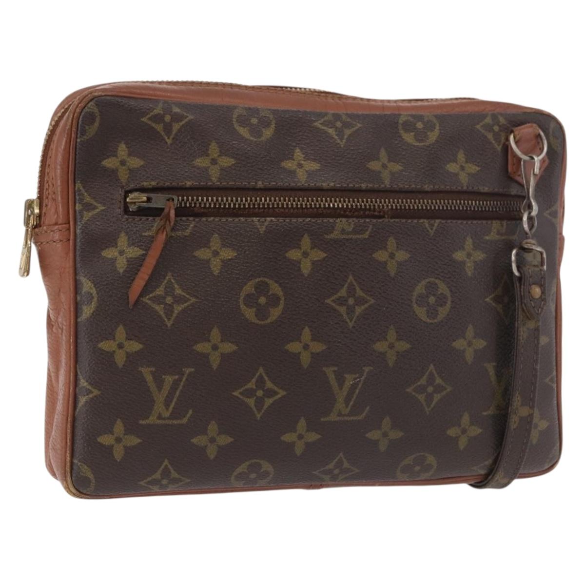 LOUIS VUITTON Monogram Sac Sport Shoulder Bag LV Auth 187881
