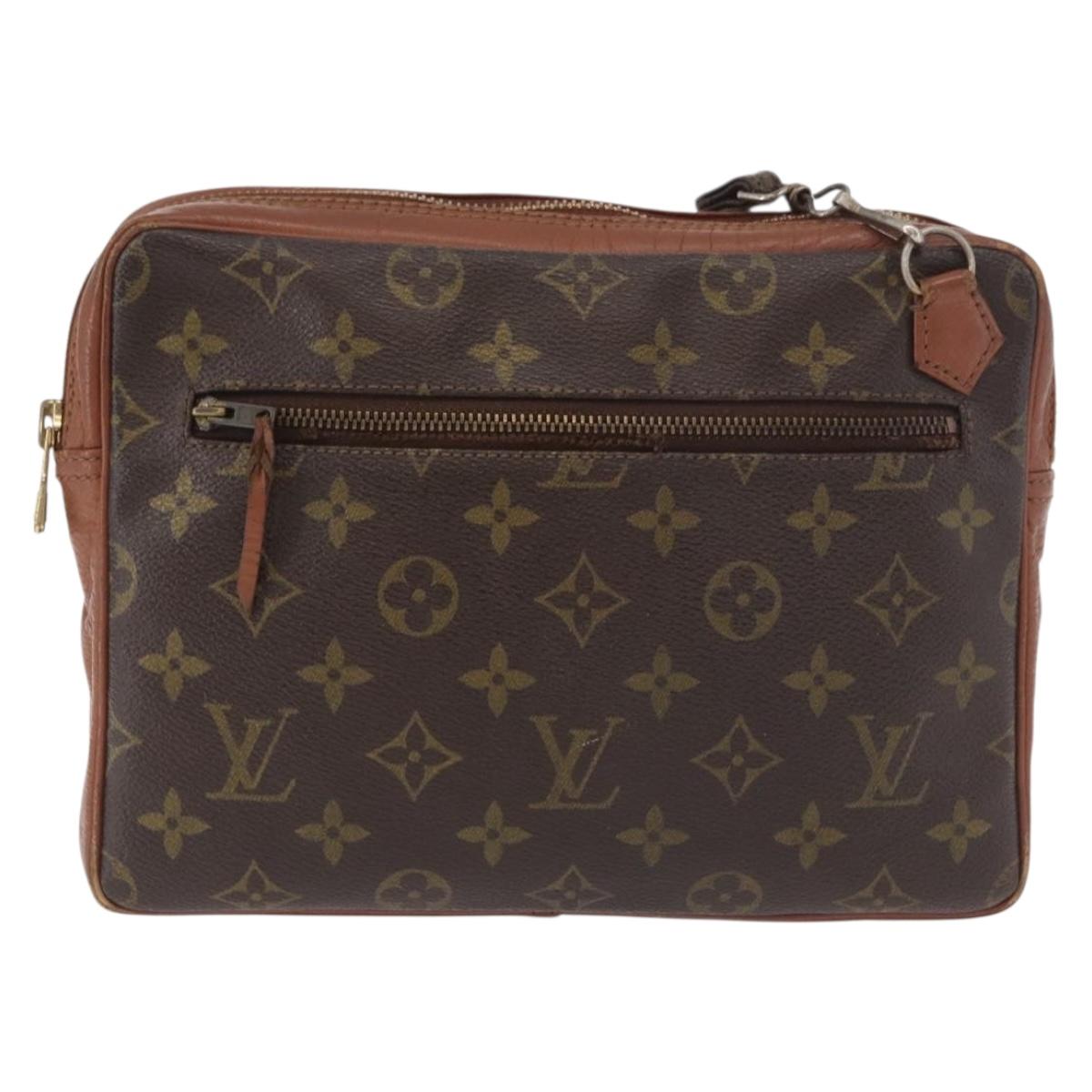 LOUIS VUITTON Monogram Sac Sport Shoulder Bag LV Auth 187881