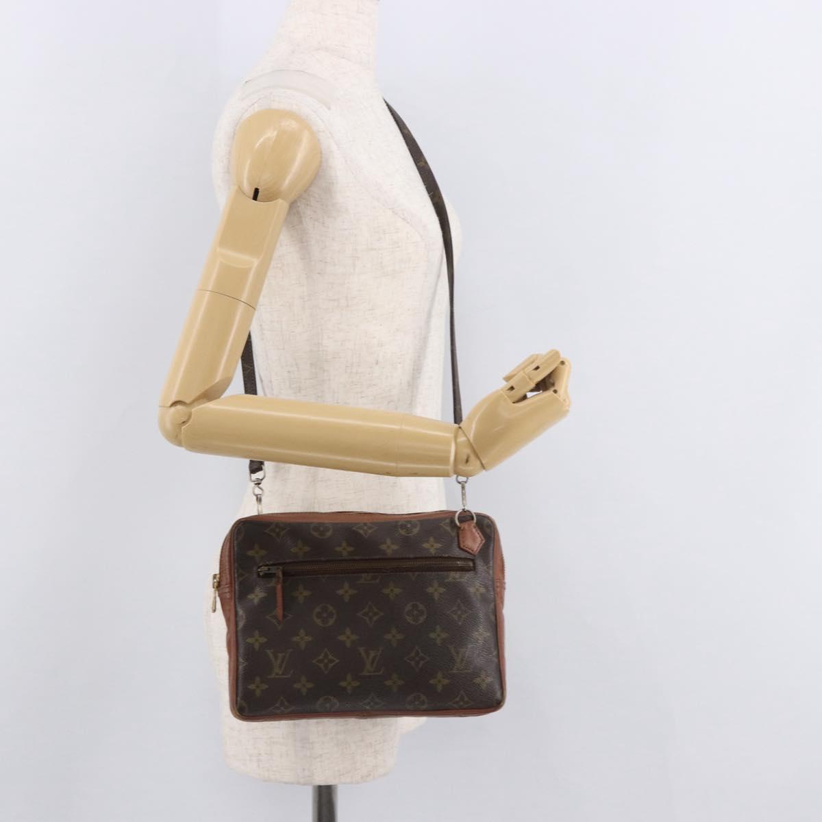 LOUIS VUITTON Monogram Sac Sport Shoulder Bag LV Auth 187881