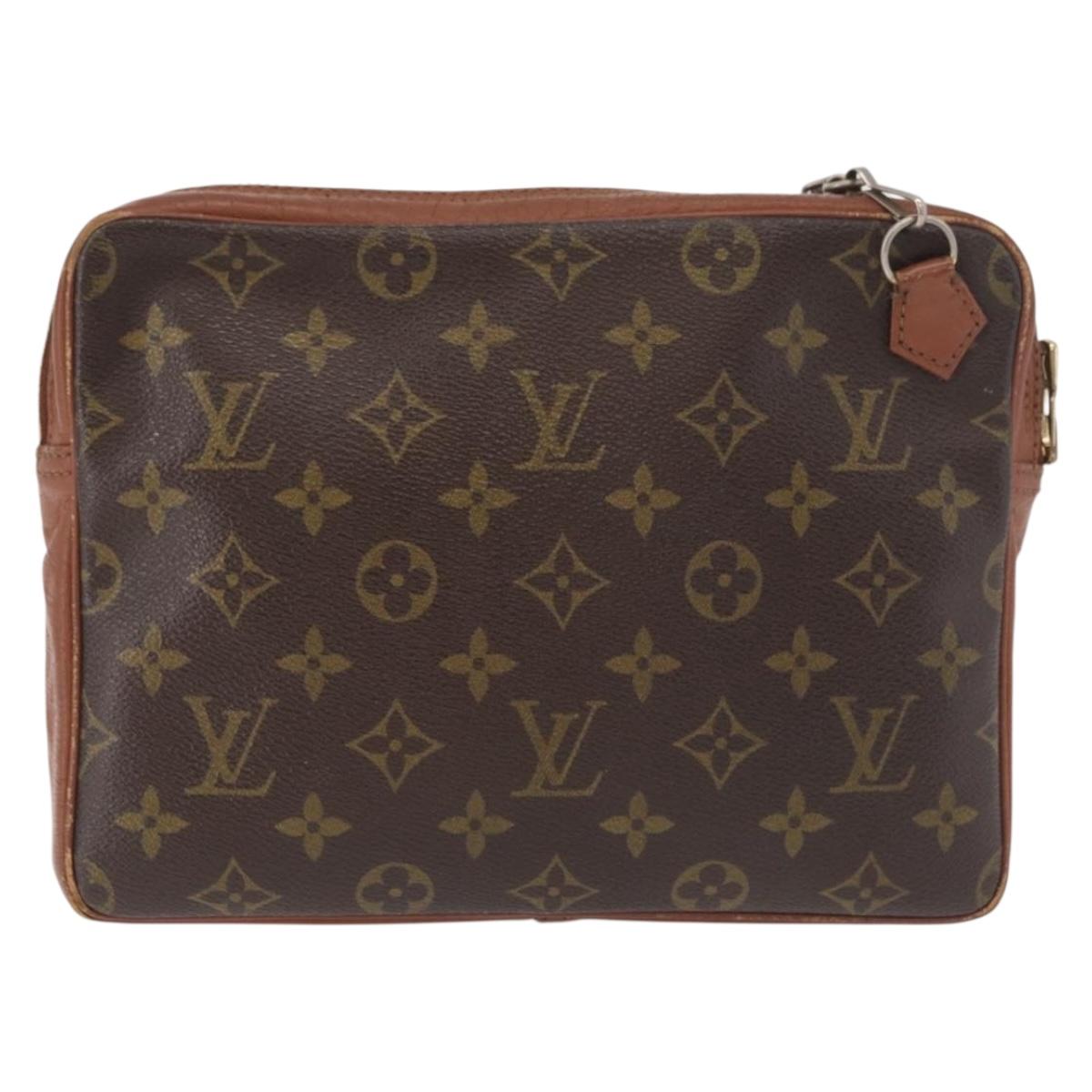 LOUIS VUITTON Monogram Sac Sport Shoulder Bag LV Auth 187881