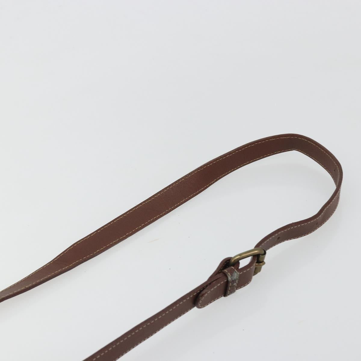 Burberrys Nova Check Shoulder Bag PVC Beige Gold Auth 187924