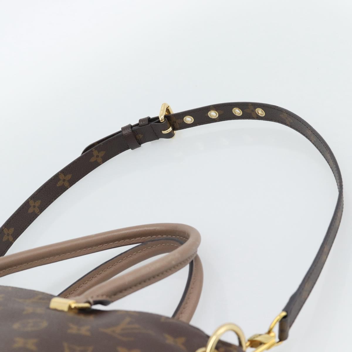 LOUIS VUITTON Monogram Pallas MM Hand Bag 2way LV Auth 187929M