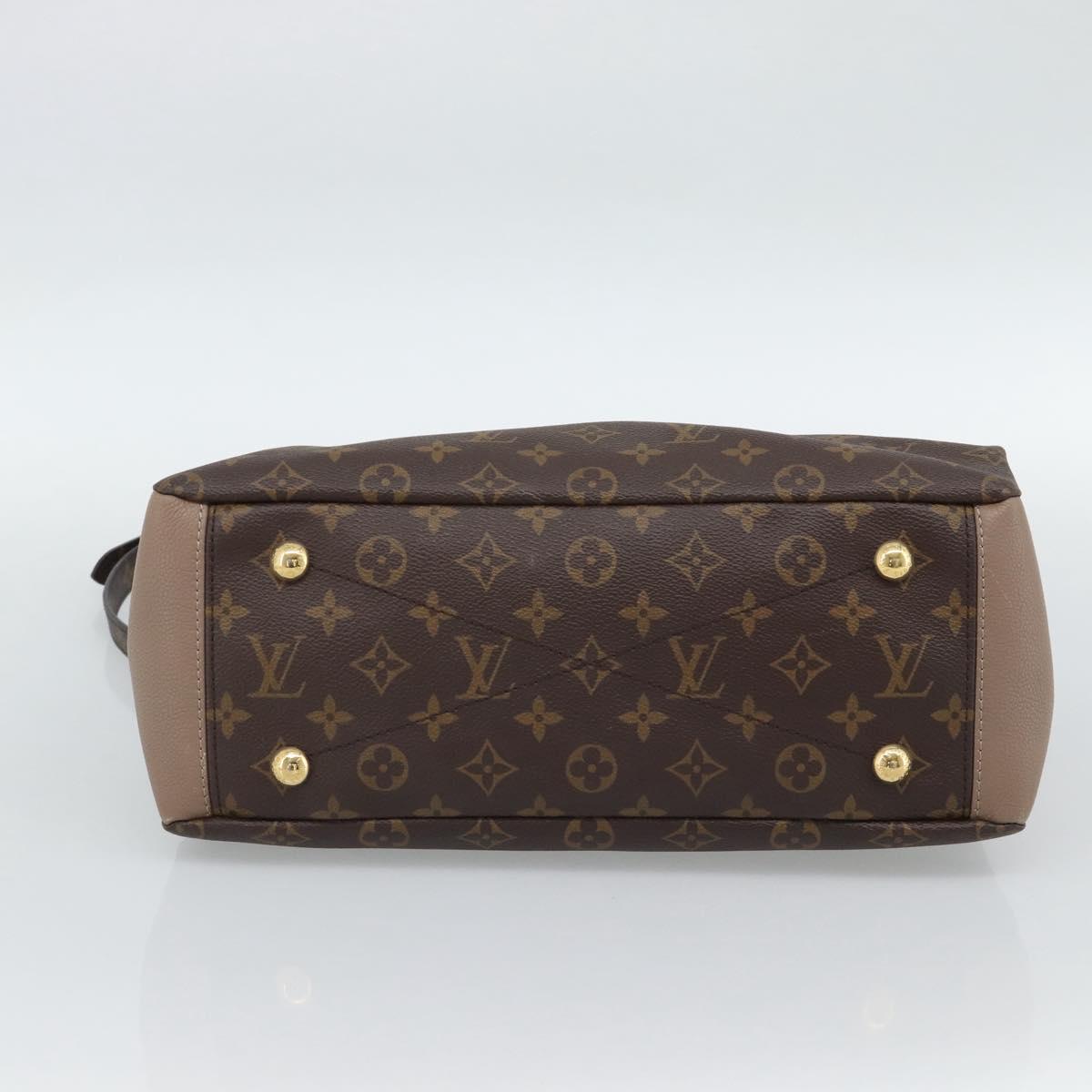 LOUIS VUITTON Monogram Pallas MM Hand Bag 2way LV Auth 187929M