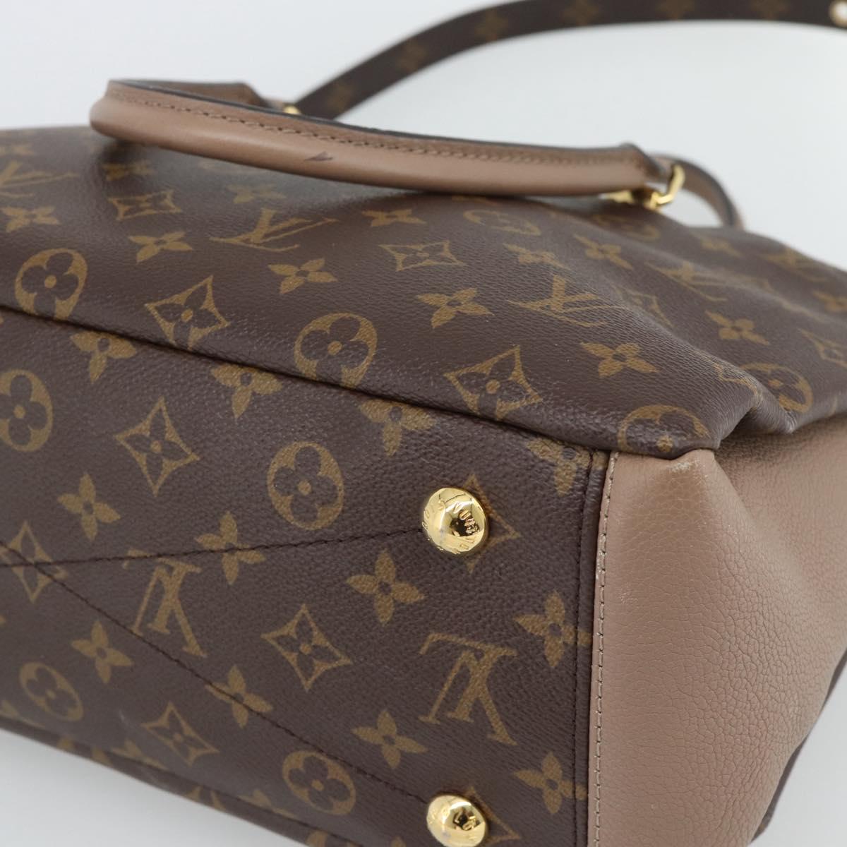LOUIS VUITTON Monogram Pallas MM Hand Bag 2way LV Auth 187929M