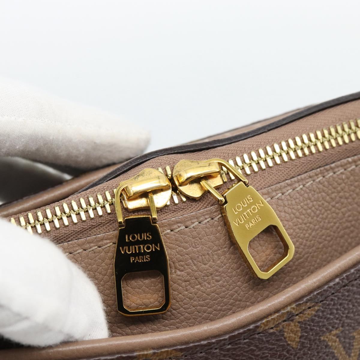 LOUIS VUITTON Monogram Pallas MM Hand Bag 2way LV Auth 187929M