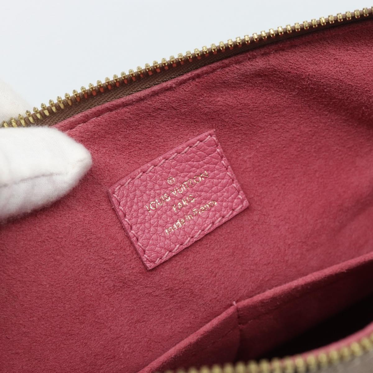 LOUIS VUITTON Monogram Pallas MM Hand Bag 2way LV Auth 187929M