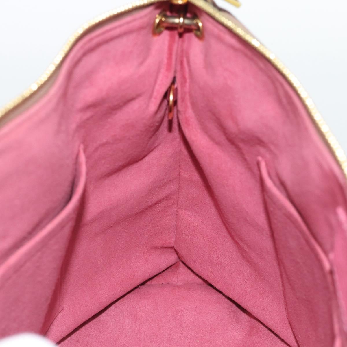 LOUIS VUITTON Monogram Pallas MM Hand Bag 2way LV Auth 187929M