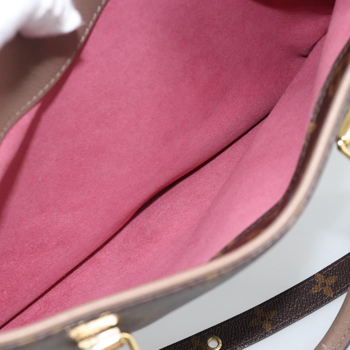 LOUIS VUITTON Monogram Pallas MM Hand Bag 2way LV Auth 187929M