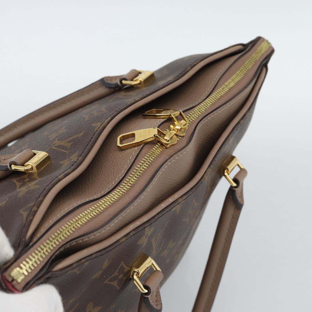 LOUIS VUITTON Monogram Pallas MM Hand Bag 2way LV Auth 187929M