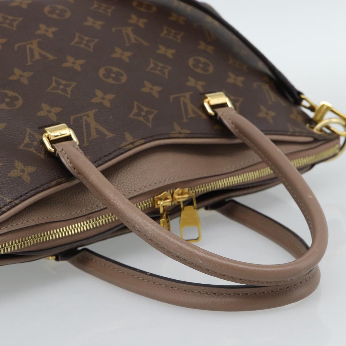LOUIS VUITTON Monogram Pallas MM Hand Bag 2way LV Auth 187929M
