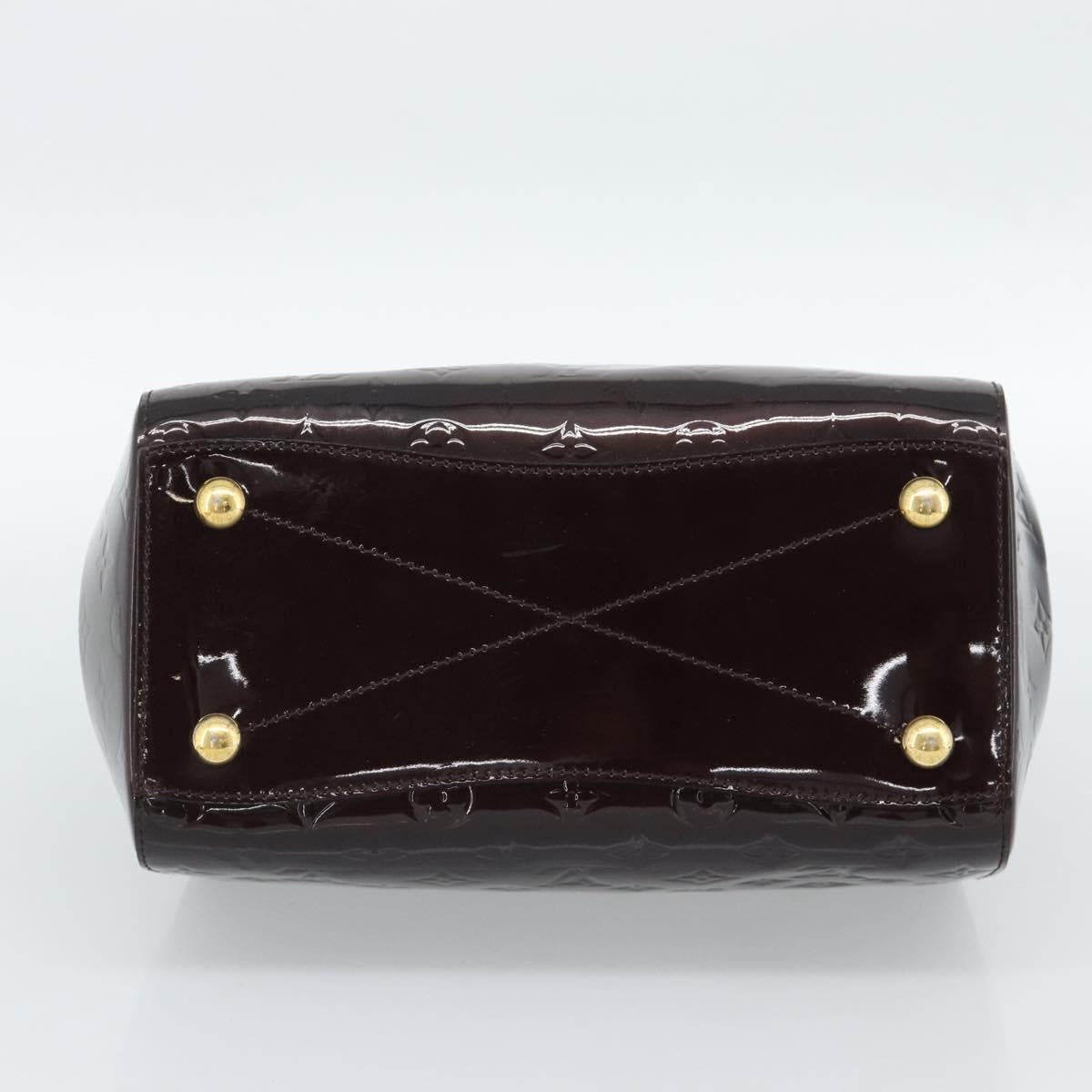 LOUIS VUITTON Vernis Montana Hand Bag Rouge Forbist LV Auth 187934V