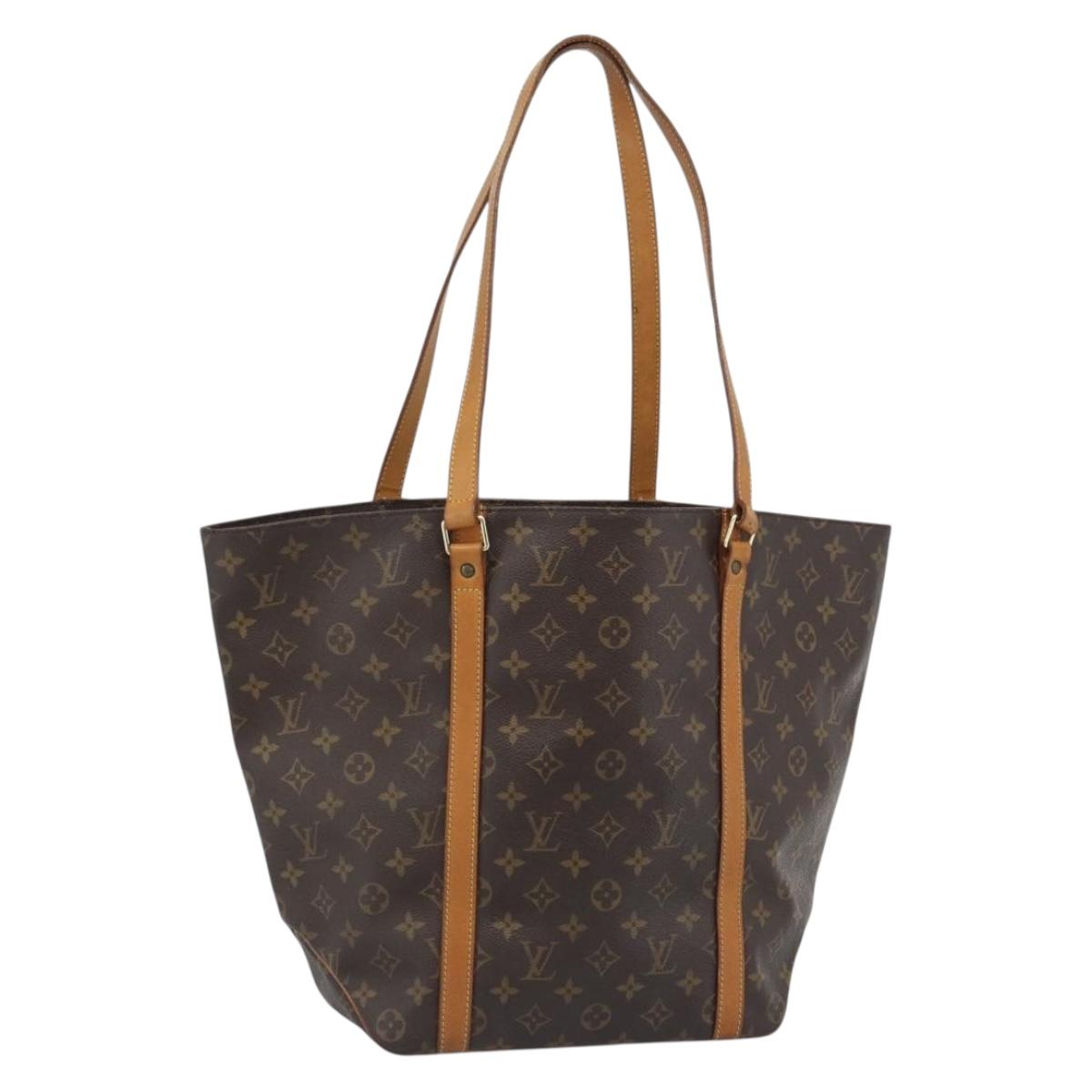 LOUIS VUITTON Monogram Sac Shopping Tote Bag M51108 LV Auth 187944A