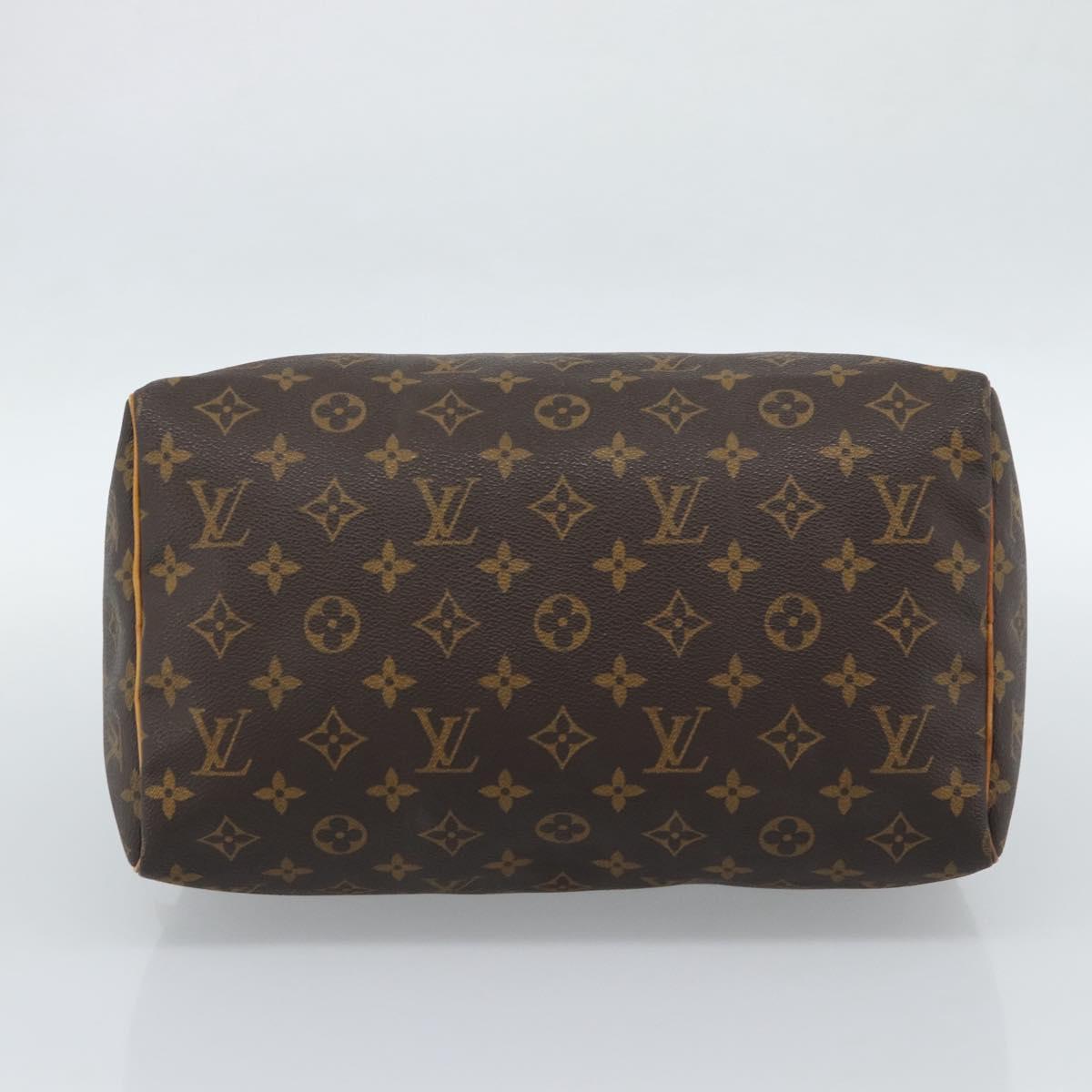 LOUIS VUITTON Monogram Speedy 30 Hand Bag M41526 LV Auth 187947A